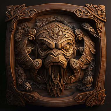 3D модель Гра World of Warcraft Mists of Pandaria (STL)